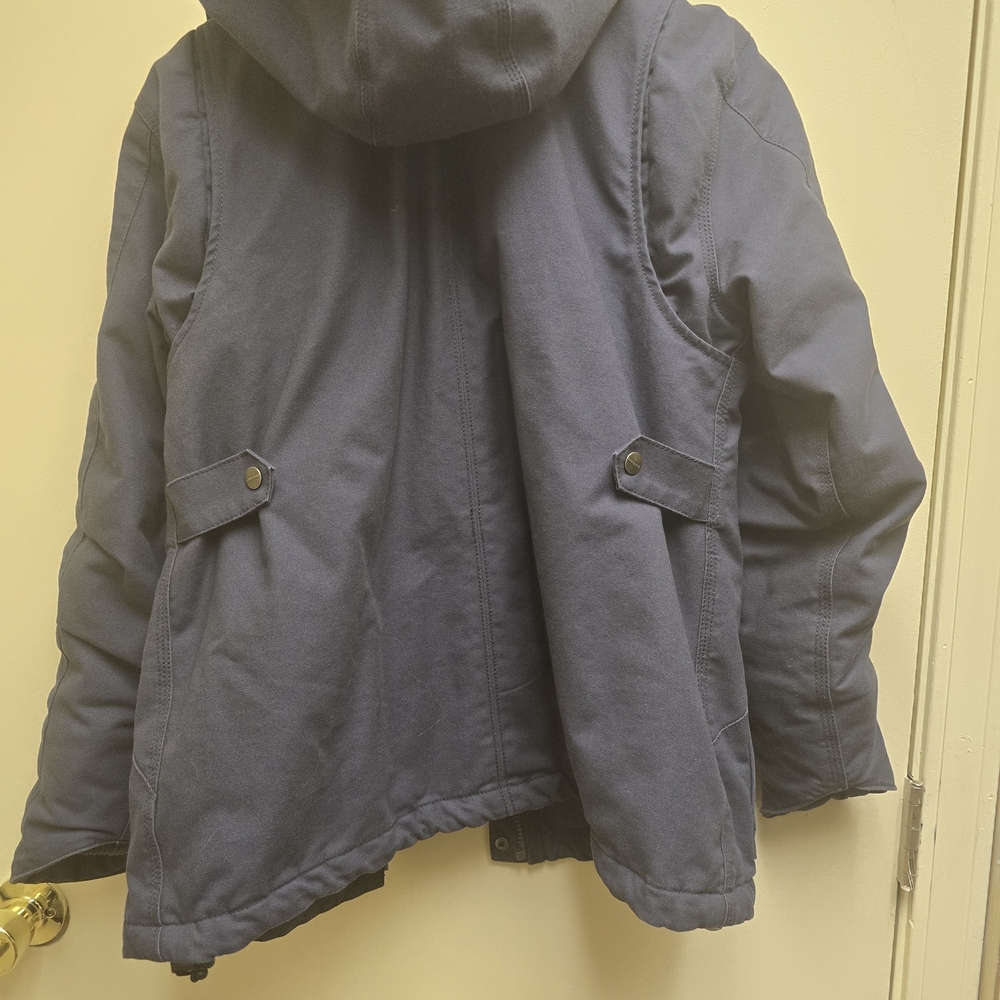 Carhartt Navy Blue Hooded Jacket - Picture 3 of 6